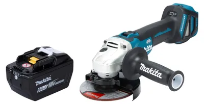 Obrázek produktu pro Makita DGA 511 Z Akumulátorová úhlová bruska 18 V 125 mm Brushless Solo - bez baterie, bez nabíječky