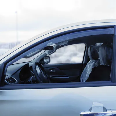 Immagine prodotto di Paravento parapioggia per Mitsubishi L200 2016-2025 4 porte acrilico scuro 2 pezzi