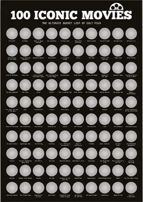 Produktbild von Kratzpapier, Film Symbole, ca. 42 x 60 cm