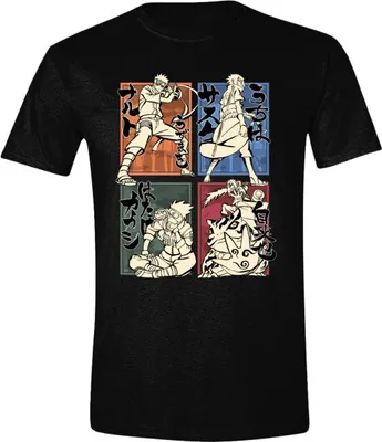 Produktbild von T-Shirt Naruto - Character Sketches (größe XXL)