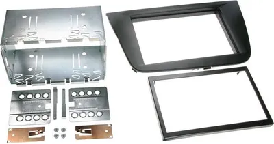 Image de Adaptateur de façade 2-DIN pour Seat Leon 2005 > noir