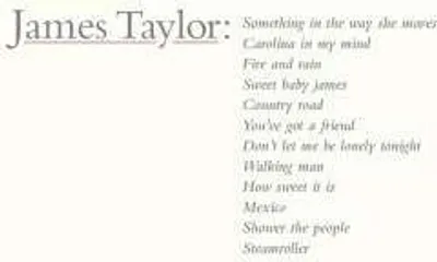 Produktbild von James Taylor's Greatest Hits (2019 Remaster)