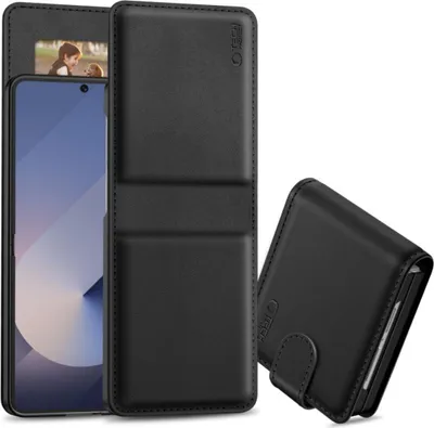 Produktbild von Kaardivahega mobiiliümbris Tech-Protect Galaxy Flip7 Wallet, must