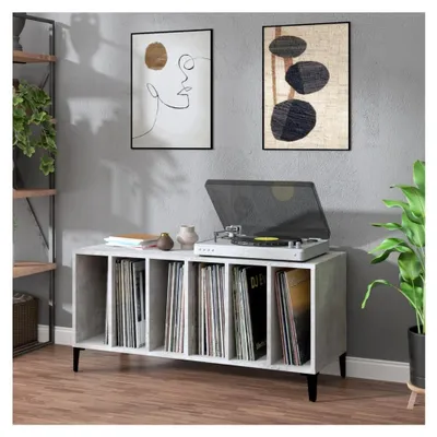 Produktbild von Schränke und Aufbewahrung - Betonplattenschrank grau 100 x 38 x 48 cm