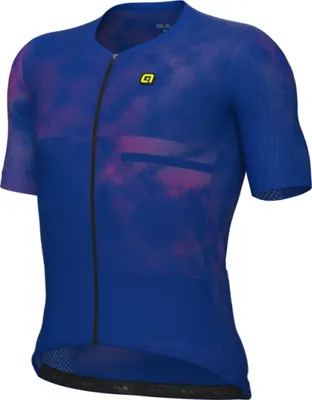 Productafbeelding van ALÉ Kortärmig fietsshirt - ATMOSFERA PR-E - Blauw, maat L