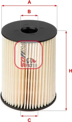 Produktbild von Kraftstofffilter SOFIMA S 6054 NE für OPEL Corsa D Schrägheck (S07) Filtereinsatz