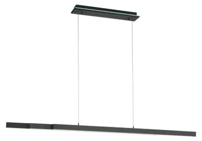 Image de Paul Neuhaus LED Suspension Q-ARIAN Lampe à suspension avec caisson de plafond éclairé, CCT RGB Anthracite Salle à manger, cuisine 2569-13