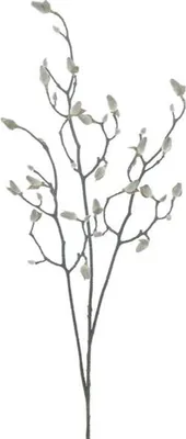 Produktbild von Künstliche Magnolienknospe sven schwarz, 123 cm Hortus