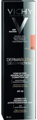 Produktbild von VICHY Dermablend 3D Correction Make-Up Foundation 45 Gold, 30 ml Creme