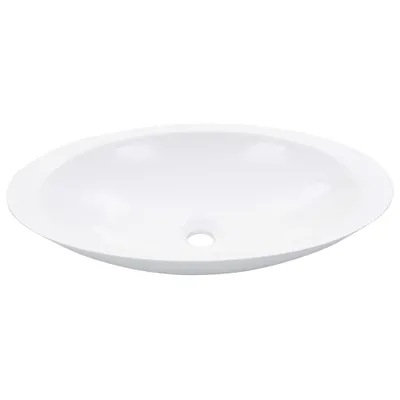 Zdjęcie produktu dla Umywalka 59,3X35,1X10,7 Cm, Kompozyt Mineralny/Marmurowy, Biała Lumarko!