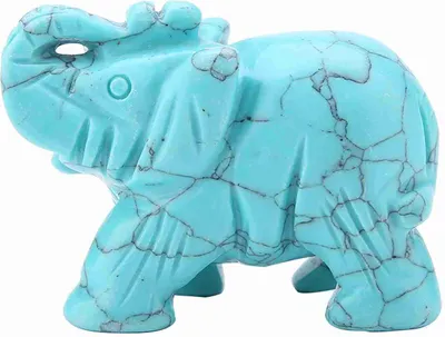 Produktbild von 2-Zoll-Kristallfigur aus natürlicher Jade, geschnitzt in Elefantenform, Wohnaccessoire, Einrichtungsgegenstand (#01)