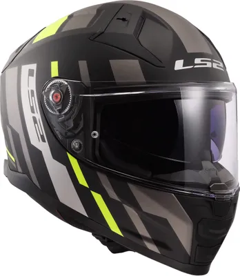 Image de LS2 FF811 Vector II Tron casque, noir/jaune-néon, 2XL (63/64)