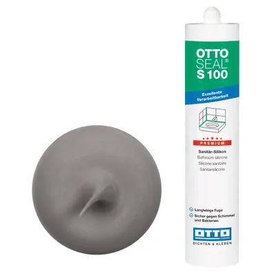 Produktbild von OTTO-Chemie Ottoseal S100 Premium Sanitär Silikon 300ml C8679 matt manhattan