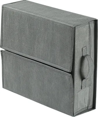 Produktbild von INF Stoff-Aufbewahrungsbox - Vliesstoff Grau