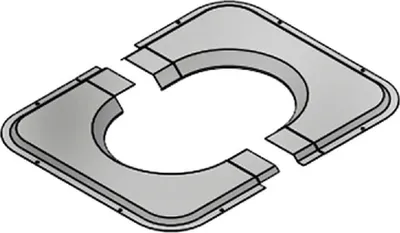 Produktbild von Harvia ZSHP-711 Kamin-Anschlussrohr aus Stahl – Stahl