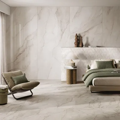 Immagine prodotto di CASA39 Gres porcellanato effetto pietra Bianco 60x120 cm La Fabbrica Ava Bolgheri Stone