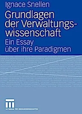 Obrázek produktu pro Grundlagen der Verwaltungswissenschaft