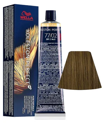 Produktbild von Wella Koleston Perfect Me+ Pure Naturals, Blond, 77/02, Frauen, 60 ml, Alle Haare, Tube