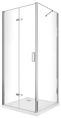Immagine prodotto di Porta Parete Doccia 170 cm 2 Ante a Libro in Cristallo Trasparente 6mm H190