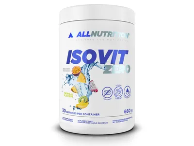 Produktbild von ALLNUTRITION Isovit Zero 660 g Tropischer Kohlenhydraten Isotonic Elektrolyten