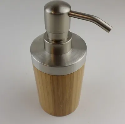 Produktbild von Seifenspender mit Pumpe aus Bambus BONJA 150 ml Bambusholz