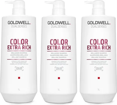Zdjęcie produktu dla Goldwell DS Colour Extra Rich Brilliance Shampoo 3x1000ml