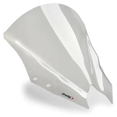 Image de Pare-brise Puig Z-Racing, dimensions 375 x 335 mm, avec homologation européenne, pour Kawasaki Ninja 500 SE, modèles de 2024 à 2026