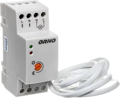 Productafbeelding van Schemerschakelaar met sensor, 20A, 230V, 2-100lx, modelnummer OR-CR-219