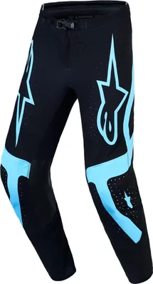 Obrázok produktu pre Alpinestars Supertech, motokrosové nohavice, čierna/türkysová, veľkosť 36