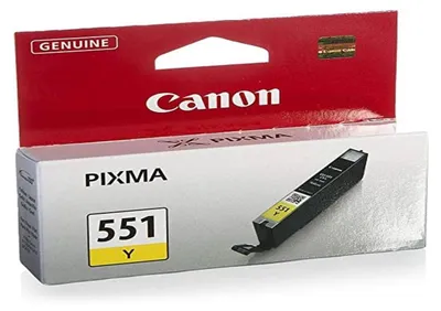 Produktbild von Canon Tintenpatrone CLI-551 Y gelb yellow - 7 ml für PIXMA Drucker ORIGINAL