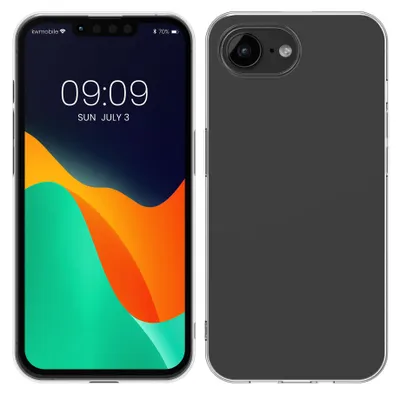 Produktbild von kwmobile Hülle kompatibel mit Apple iPhone 17e / iPhone 16e - Silikon Handyhülle transparent - Handy Case in Transparent