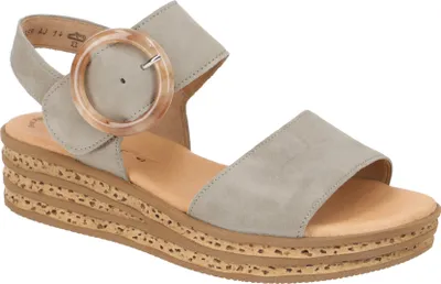 Produktbild von Gabor 44.550 Damen Sandalette - Riemchen Sandalen grün Elegant NEU