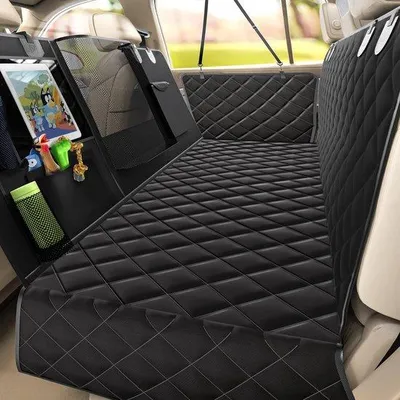 Image de Couverture imperméable 6 en 1 pour chien, pour l'arrière de la voiture, avec protections latérales