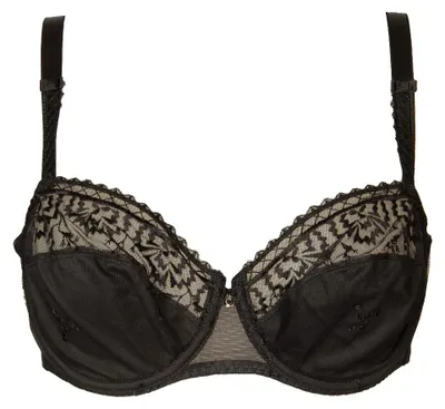 Produktbild von CHANTELLE vorgeformter Damen-Bügel-BH mit Spitzenkörbchen, Artikel 16b5, Fra 90F - Eur 75F - Ita 3F - Uk 34E - Usa 34DDD, Poliestere 100%