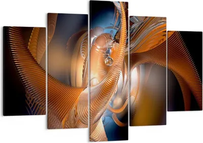 Produktbild von Bild auf Leinwand - Leinwandbild - Grafik konzept abstraktion - 150x100cm - Wand Bild - Wanddeko - Leinwanddruck - Bilder - Kunstdruck - Wanddekoration - Leinwand bilder - Wandkunst - EA150x100-2332