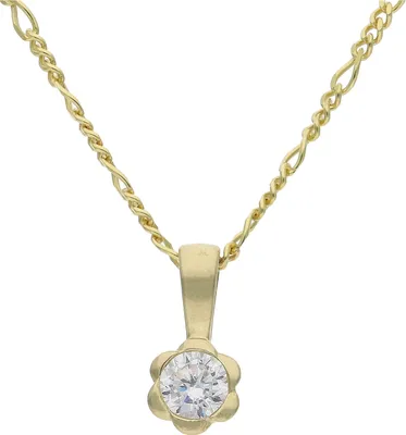 Produktbild von JuwelmaLux Anhänger 333/000 (8 Karat) Gold mit synth. Zirkonia JL13-02-0153