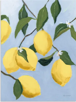 Produktbild von ARTland Wandbild Alu für Innen & Outdoor Lemon Tree Light Größe: 30x40 cm
