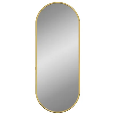 Image de vidaXL Miroir mural Golden 50x20 cm Ovale