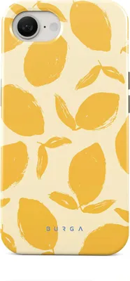 Produktbild von Burga Tough iPhone 17e Schutzhülle, Hartschale, stoßfest - Zitronentarte
