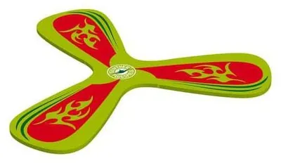 Zdjęcie produktu dla Paul Günther 1543 - Mc Squeezy Boomerang, wykonany z miękkiego materiału EVA, idealny do użytku w pomieszczeniach, lata na odległość 1-3 metrów