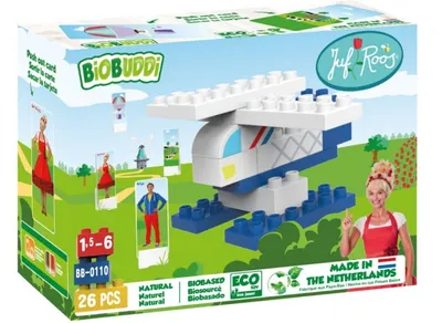Obrázek produktu pro BiOBUDDi Juf Roos BB-0110, Sada na stavění, 1,5 rok/roky, 26 kusů, 300 g