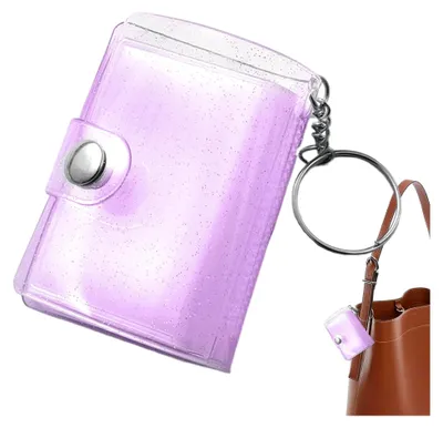 Produktbild von Mini Foto Schlüsselanhänger | Kleines Fotoalbum Mit 24 Taschen,Transparenter Schulranzen Ordner Anhänger - Für Fotos, Erwachsene, Männer, Frauen, Für Geburtstag, Hochzeit, Schule, Geldbörse