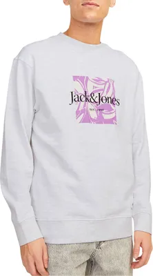 Productafbeelding van Sweatshirt Jack&Jones 12253652-White Melange voor Heren