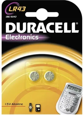 Produktbild von Knopfzelle Elektronics LR43 2 Stück Packung mit 10 Stück