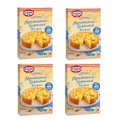 Immagine prodotto di Dr Oetker mandarino crema acida 460g 4 pack