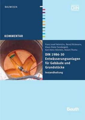 Obrázek produktu pro DIN 1986-30 Entwässerungsanlagen für Gebäude und Grundstücke
