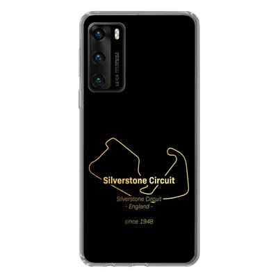 Produktbild von MuchoWow® Handyhülle Schutzhülle Hülle für Huawei P40 Formel 1 - Rennstrecke - Silverstone Silikon Softcase Handy Hülle - Handytasche