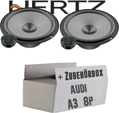 Produktbild von Hertz K 165 - KIT - 16,5cm Lautsprecher Komposystem - Einbauset passend für Audi A3 8P - justSOUND