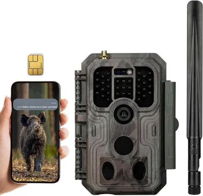 Produktbild von Wildtierbeobachtungskamera - Bewegungsmelder Kamera - Nachtsicht - Tierbeobachtung - Außenkamera - Wildtierbeobachtung - Naturbeobachtungskamera - Jägerkamera - Flachdrahtkamera - Naturschutzkamera - Tierfotografie - Dierenspuren aufzeichnen