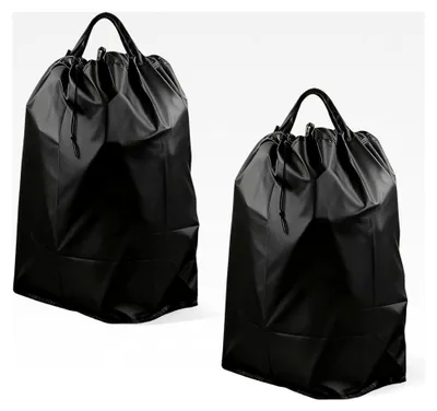 Produktbild von Sammelbehälter für Pfandflaschen Innentasche, 80L Tragetaschen für Flaschensammler, 230D Tasche mit Henkeln und Kordelzug, 2 Stück